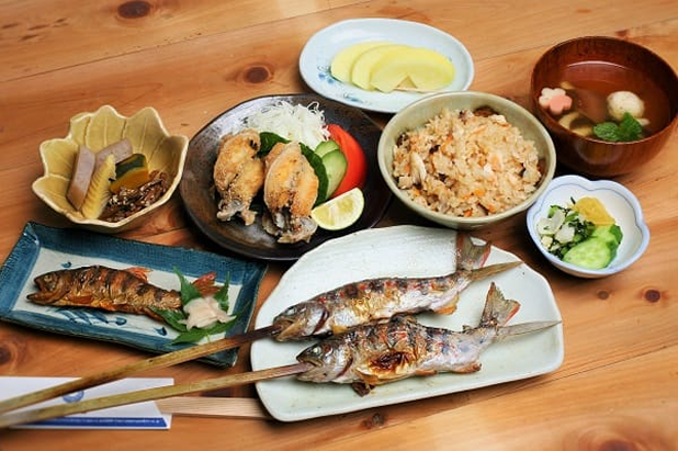 あまごの味わいコースの画像